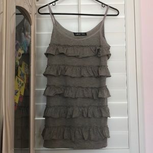 [5 for $25] Ruffle long tunic top